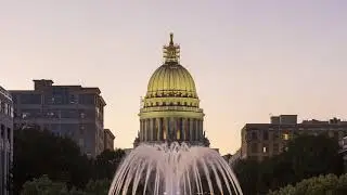 Wisconsin Capitol Sunset Timelapse