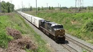 20190507 May 7 2019 CSX Q032 intermodal ET44AH Tropicana Orange Juice TPIX mid train DPU ET44AH