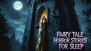 Rapunzel  Fairy Tale Horror | Scary Story Sleep With Rain Sounds & Black Screen | Relaxing Sounds