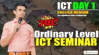FREE O/L ICT SEMINAR&ndash;DAY 1 |Indunil Gunawardana|English Medium #free #OL  #ICT #english #medium