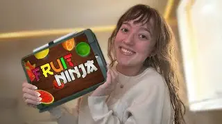 ASMR Fruit Ninja on My iPad ~ Light Scratching Sounds, Tapping