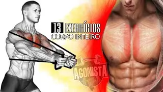 Melhores Exercícios Treine o Corpo Inteiro Utilizando Elásticos - Full body