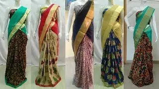 Latest Half And Half Silk Sarees With Price|Designer Sarees|Sarees Latest | Fashion9tv|price:900 /-