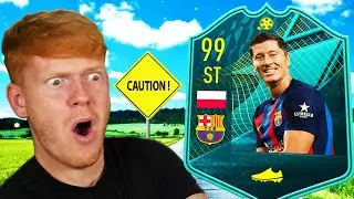 99 Barcelona Lewandowski = INCREDIBLE!! 7 Minute Squad Builder - FIFA 22