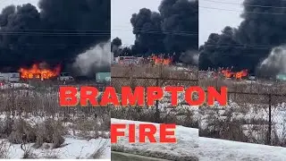 Maple Lodge Farms NEAR DISASTER as Brampton Fire Erupts