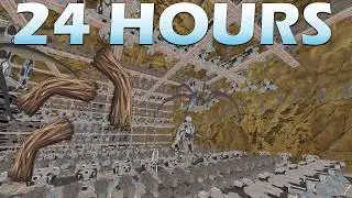 I Spent 24 Hours On A 1000x Fibercraft Server! This Happens... | Ark PvP