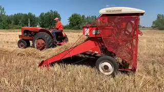 All Allis Chalmers wheat harvest, at the Orange Spectacular