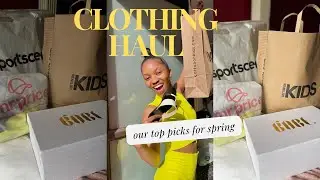 Spring/Summer haul 👗|| Bestie rates my outfits✨ #clothinghaul #unboxingvideo #southafricanyoutuber