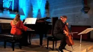Sonate pour violoncelle et piano, Rachmaninov, 3&egrave;me mouvement Boris Baraz et Irina Kataeva