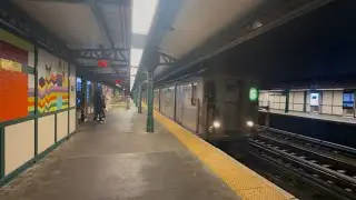 MTA IRT Pelham Line: R62A 6 train to Brooklyn Bridge, Manhattan @Buhre Avenue