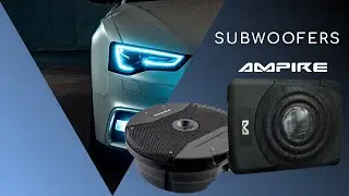 Subwoofers Ampire \ ACTIVE8-SL \ ACTIVE9-SQ \ ACTIVE10-SL \ ACTIVE6-RD