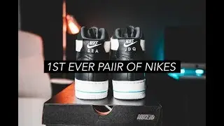 UNBOXING MY FIRST EVER NIKE SHOES - Nike ID - Never Worn Nike