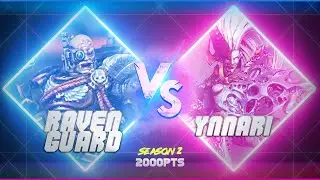 AELDARI YNNARI vs RAVEN GUARD SPACE MARINES | Warhammer 40k Battle Report