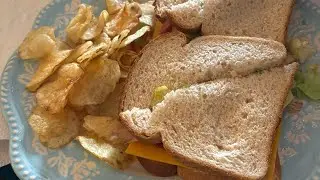 Just a fried bologna sandwich 🥪 