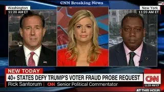 Panel on 40+ States Defy Trump's Voter Fraud Probe Request - CNN At This Hour