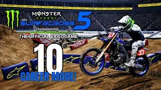 Monster Energy Supercross 5 Career Mode | 10 | 450 CLASS!! Monster Energy Yamaha Star Racing | PS5