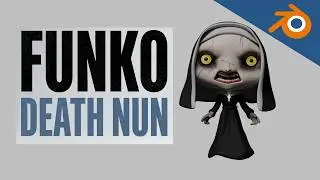 Blender Character Modelling Tutorial | Create a Funko Death Nun in 3D