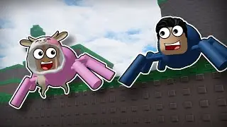 We deden een Obby, Maar dan als Spinnen (Roblox Webbed) Nederlands