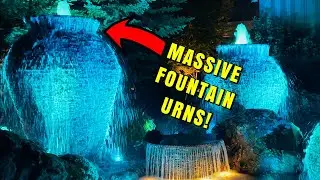 Massive Stone Urn Water Feature Build &mdash; Artist of the Year Installation