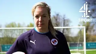 Reading's Gemma Davison Takes Liv Cooke's Header Challenge | Women's Football World with Coca-Cola