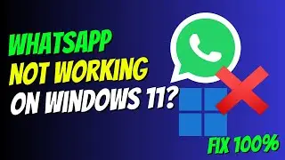 How to Fix WhatsApp not working on Windows 11