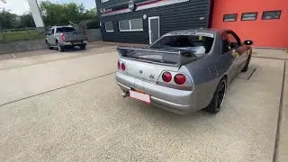 Test driving a R33 GTR 700bhp low boost 950bhp with NOS 