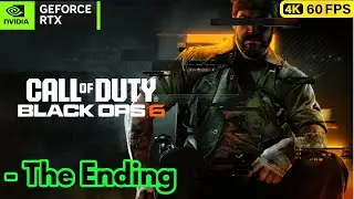 Call Of Duty BLACK OPS 6 ENDING HINDI 4K60 FPS Gameplay Walkthrough #cod6 #hindigameplay