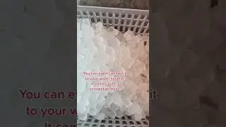 This ice maker makes nugget, crunchy, Sonic-like #ice. Here&rsquo;s how. #amazonfinds #founditonamazon