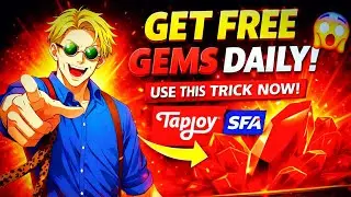 FREE GEMS DAILY 😱! Tapjoy Secret Trick In Sfa 🔥 | Tapjoy Me Free Gems Daily Kaise Le!?