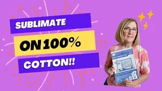 Sublimate on 100% cotton! I tried it🎉