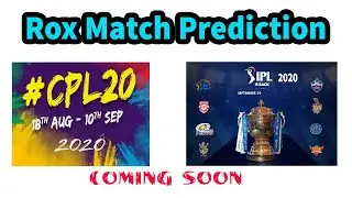 #CPL 2020 & IPL 2020 Prediction & Match Report Rox Match Prediction
