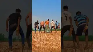 Awesome technique for catching bricks?