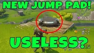 FORTNITE UPDATE 1.9 NEW JUMP PAD FIRST LOOK (NEW LAUNCH PAD) - Fortnite Battle Royale
