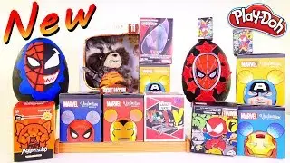 2019 Marvel Blind Boxes Super Unboxing DCTC ZerO Play Doh Surprise Eggs Toys
