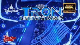Tron Lightcycle Run Full Ride in 4K - Magic Kingdom - June 2024
