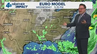 New Orleans Weather: Increasing clouds and rain will keep temperatures down