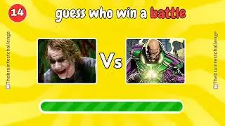 Superhero Power Showdown | Who Would Win in These Epic Battles?#quiz #challenge #battle