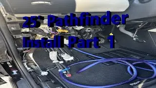 2025 Nissan Pathfinder amp install part 1