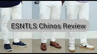 ENSTLS Chino Review | Best Fitting Chinos For Muscular Men | Jose Zuniga's Clothing Line