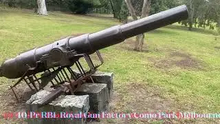 40-Pr RML Royal Gun Factory ,1864 . Serial number 268 , weight 35-1-9