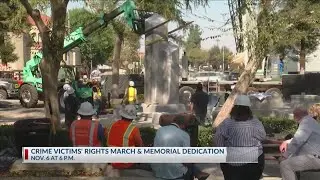 Crime victims' rights march and memorial dedication set for Nov. 6