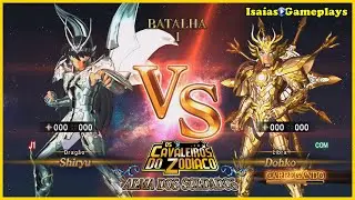 CDZ Alma dos Soldados - Shiryu Armadura Divina de Dragão Vs Dohko Armadura Divina de Libra