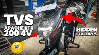Top Hidden⚡️ Features in New TVS Apache RTR 200 4V