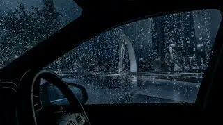 Heavy Rain Sounds to Stop Overthinking - Beat Insomnia, Calm Your Mind, White Noise for Sleep
