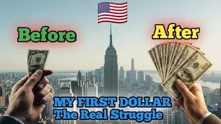My Hardest First Dollar in USA | A Heart Touching Story 🇺🇸 #LifeInUSA #FirstDollar #AmericanDream 