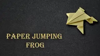 DIY Jumping Paper Frog-Fun and Easy Origami | #foldwithritesh #shorts