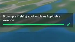 Blow up a fishing spot with an Explosive weapon Fortnite
