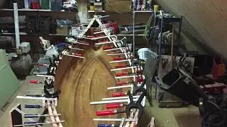 Building a cedar strip canoe
