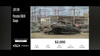 PORSCHE 356 B COUPE RUDI KLEIN AUCTION
