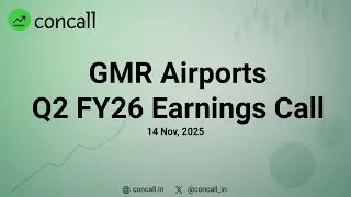 GMR Airports Q2 FY26 Earnings Conference Call | Concall.in
